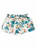 Ergns03058-wbk8 Roxy Rainbow Shower Beach Shorts Girls White 192504727283