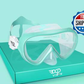 B0b5gn1k4k Exp Vision Kids Snorkel Swim Mask Child Diving Anti-fog Goggles Nose