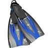 Fa162112 Aqualung Hotshot Open Heel Fins Regular Blue 885941013094