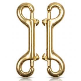 Faneta Fn2023-bd02 Solid Brass Double-ended Bolt Snap Hook Marine-grade Scuba Diving Clips Hea