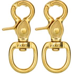 Ft2023-bs02 Faneta Quality Solid Brass 2-3/4 Inch Trigger Snap Hooks 5/8 Swivel Round Eye Scissor S