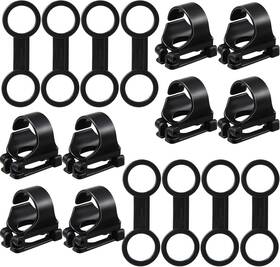 Keeper-05 Flutesan 16 Pcs Dive Universal Plastic Clip Silicone Snorkel Keeper For