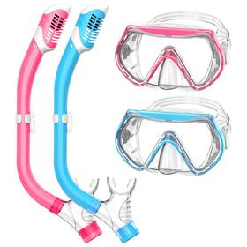 B0fk5g4lx5 Forshine Snorkeling Gear For Kids Snorkel Set Ages 6-14 Dry Top