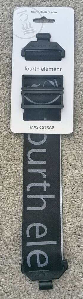 Ms03 Fourth Element Mask Strap. Black/gray