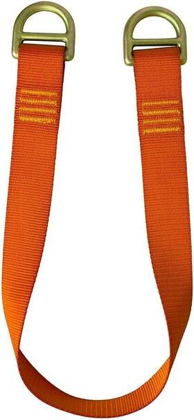 X1.75 Fusion Climb 635409061781 2ft 24 Inch Fall Safety Zipline Lanyard With Steel D Ring 23kn
