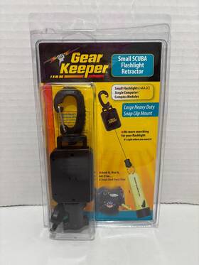 Rt4-5912 Gear Keeper R589 Small Scuba Retractor Dive Equipment Flashlight
