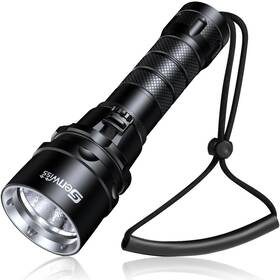 Gn-t41 Genwiss Scuba Diving Flashlight Dive Torch 2000 Lumen Waterproof Underwater Xm-l2 Led