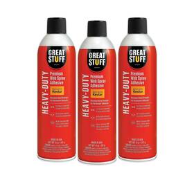 Gsha14261 Great Stuff Heavy-duty Web Adhesive 3-pack - 14 Oz Clear