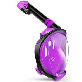 B07vk2cjny Greatever G2 Full Face Snorkel Mask 180 Panoramic View Dry Top Camera Mount