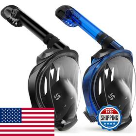 Greatever B0d2jggp3f G2 Snorkeling Gear For Adults 2pcs Full Face Snorkel Mask Dry Top