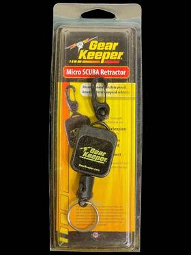Hammerhead Industries 653096559015 Gear Keeper Micro Scuba Retractor - 3ft Extension Key Ring