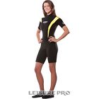 Henderson H2 Titanium Womens 3mm Shorty Size 4 Black Yellow 749819530185