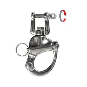 Xsshl926 Highland By Xs Scuba 3.5 Inch Stainless Steel Snap Shackle