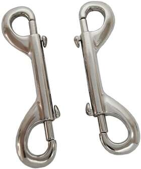 Hill Leather Company 445031089069 12 Pack Double Ended Bolt Snap 4-3/4 Long Trigger Hook For Horse And Pets - Bulk