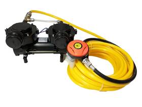 Hpdavv 527447872989 Direct Breath 12v Oil-less Hookah Dive Air Compressor With 50ft Hose Regulator