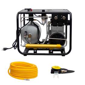 Scu80e Hpdmc 115 Psi Air Compressor For Scuba Diving Breathing With 50ft Hose Regulator