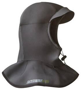 Xh32n-blk Hyperflex Unisex 3/2mm Bibbed Surf Hood Black M