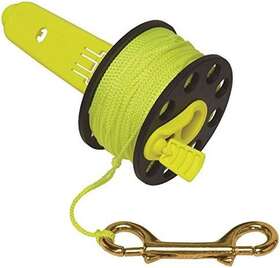 Innovative Scuba Concepts 313108343376 New Cave And Wreck Diving Finger Spool Reel With Hand Winder 150ft