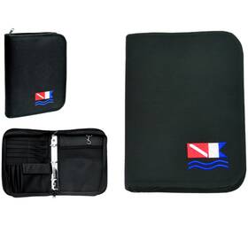Lb0201 Innovative Scuba Concepts 3-ring Dive Log Book With Insert Accessories Black