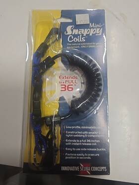 Zlr010 Innovative Scuba Mini Snappy Coil Gear Holder Console Retainer