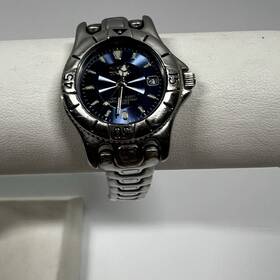 8385 Invicta Woman S Dive Watch Stainless Blue Face Water Resistant To 330 Y2k Vtg