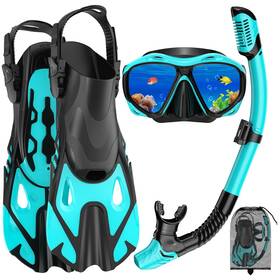 B0fm8hfsrc Jwintee Snorkeling Gear For Adults Mask Fin Snorkel Set Dry Top Panoramic V