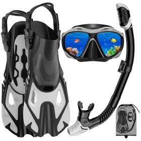 B0fm8kyc7h Jwintee Snorkeling Gear For Adults Mask Fin Snorkel Set Dry Top