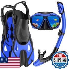 B0fm8rwl9f Jwintee Snorkeling Gear For Adults Mask Fin Snorkel Set Dry Top 3 In 1 Diving Kit Travel