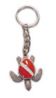 Kc03 Unbranded Big Blue Turtle Dive Keychain Pewter 0110043311329