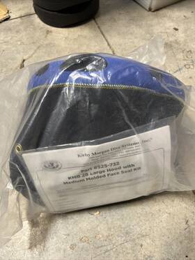 525-732 Kirby Morgan Kmb-28 Part Kmb 28 Large Hood With Medium Molded Face Seal Kit 525732 525 732