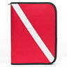 Lb0127 Innovative New Zippered Log Book Binder Scuba Diving Dive Flag
