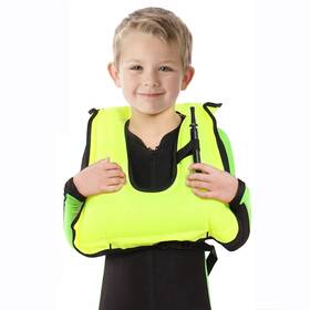 B0bxcpqjhl Lnztzol Kids Inflatable Snorkel Vest - Portable Snorkeling Jacket 50-110 Lbs