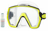 M-1001-fy-defog Tusa Freedom Hd Scuba Diving Mask Flash Yellow 089902610913