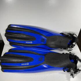 Mares 787639186182 Avanti Superchannel Open Heel Scuba Diving Fins Blue Xl X-large 11-13