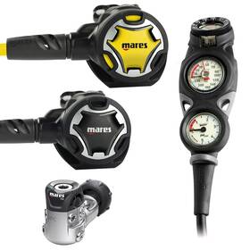 Mrsd15xk2 Mares Dual 15x Regulator With Octo And Mission 3 Console
