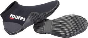 P.412636-100 Mares Men And Women Neoprene Wetsuit Boots Mens 10 / Womens 11 Black - 2mm