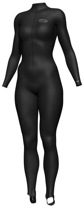 Wb-21 Mirage Adult Bodyliner Stinger Suit Black - Medium