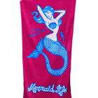 Ml-t-pk0001 Ws Unbranded Mermaid Life Time Towel Pink 040453314941