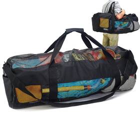 Moocy 694554765982 Mesh Dive Bag Extra Large 37 Inch Duffel For Scuba And Diving Gear Heavy Duty