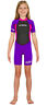 N-a Hyperflex Purple Access Childs Backzip Shorty Wetsuit Warm 0749819582801