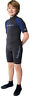 N-a Neosport Blue Trim Wetsuits Junior Premium Neoprene Shorty 0749819532035