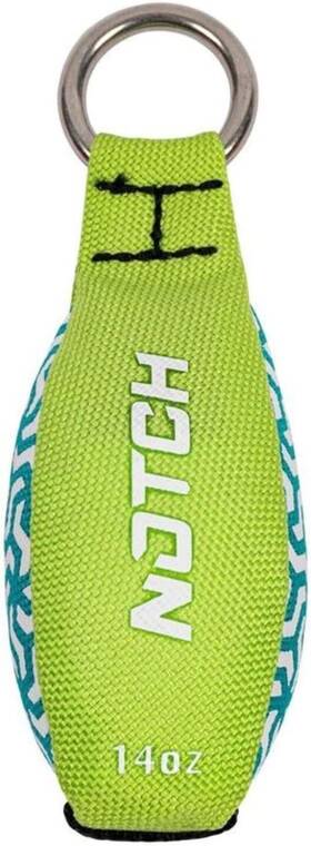 Ntw2-14 Notch Zero Throw Weights 14oz/397g Green/teal/white