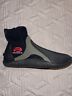 Bt12ugr13 Nwt Pinnacle Mens Apex 6mm Nylon Zip High-top Diving Boots Black Size Us 13