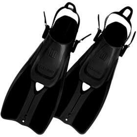 Or020122 Ocean Reef Duo Ii Travel Fins Black Large/x-large