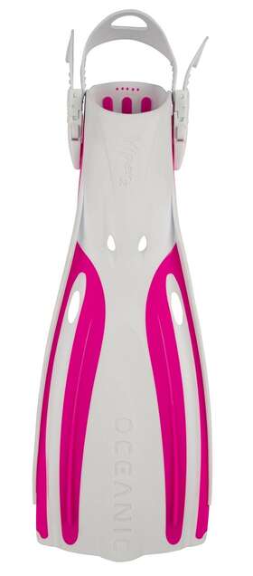 14.3909.53 Oceanic Viper 2 Open Heel Fins White/pink Small