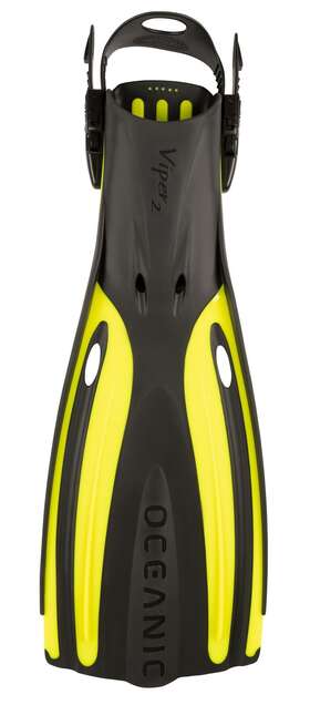 14.3918.55 Oceanic Viper 2 Open Heel Fins Yellow/black Regular