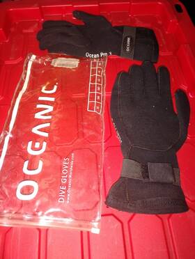 15.2407.56 Oceanic Ocean Pro 3 Dive Gloves Model Premium Scuba Diving Gear