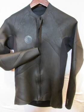 4646 Oneill Oftneill Scuba Wetsuit Gear 2.0mm Womens Long Sleeve Zip Jacket Size L