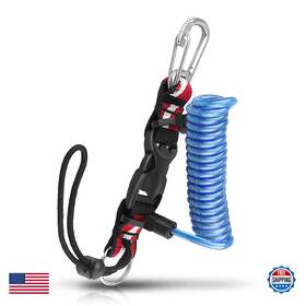 Ovovfany B0bgr87wjr Scuba Diving Coiled Lanyard Heavy Duty Stainless Steel Spring