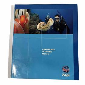 0205pdk5 Padi Adventures In Diving Manual With Bag Version 2.05 2000-2005